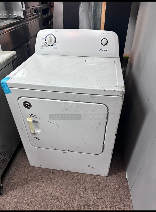 Amana 6.5-cu ft Electric Dryer (White) 115/220 Volt 1 Phase - Image 6 of 6