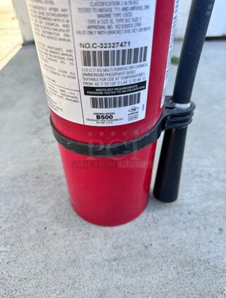 Amerex B500 ABC Dry Chemical Fire Extinguisher 2A-10 BC Rated, 5 lb.