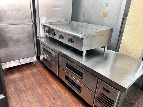 Fully Refurbished 48 Inch Gas Flat Griddle Working - Image 8 of 8