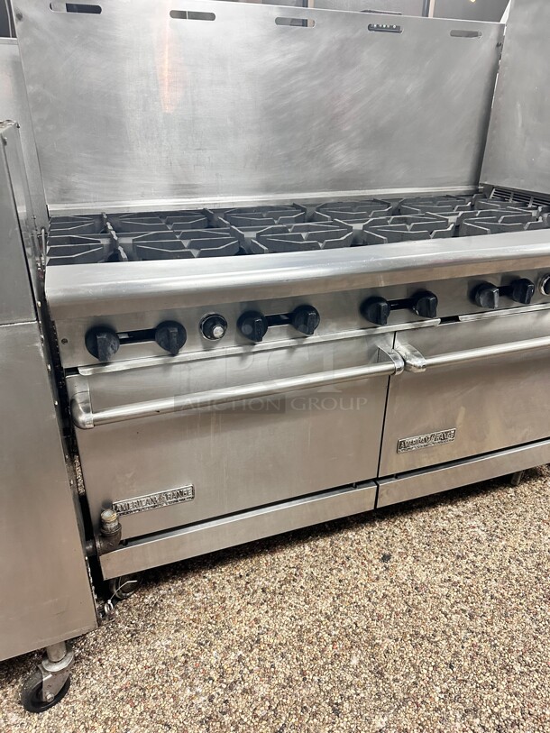 Fully Refurbished American Range Natural Gas 10 Burner With Two Full Size Oven Working - Image 2 of 5