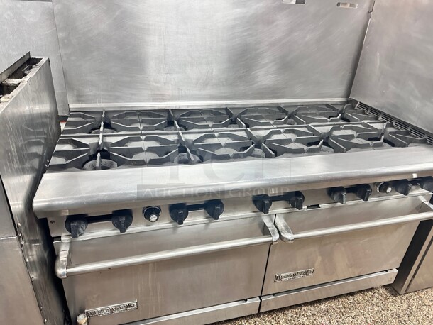 Fully Refurbished American Range Natural Gas 10 Burner With Two Full Size Oven Working - Image 3 of 5