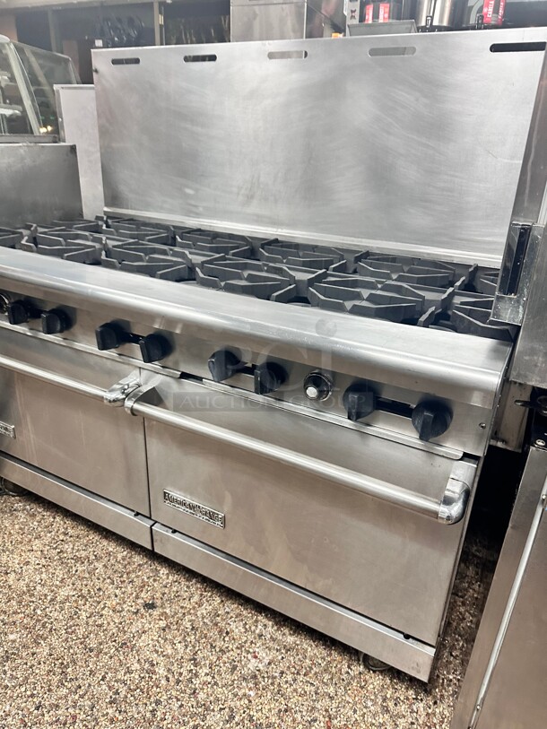 Fully Refurbished American Range Natural Gas 10 Burner With Two Full Size Oven Working - Image 4 of 5