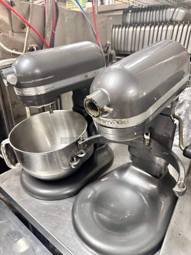 KitchenAid 8-Quart Commercial Countertop Mixer, 10-Speed, Gear-Driven 115 Volt 'Need Work' - Image 5 of 8