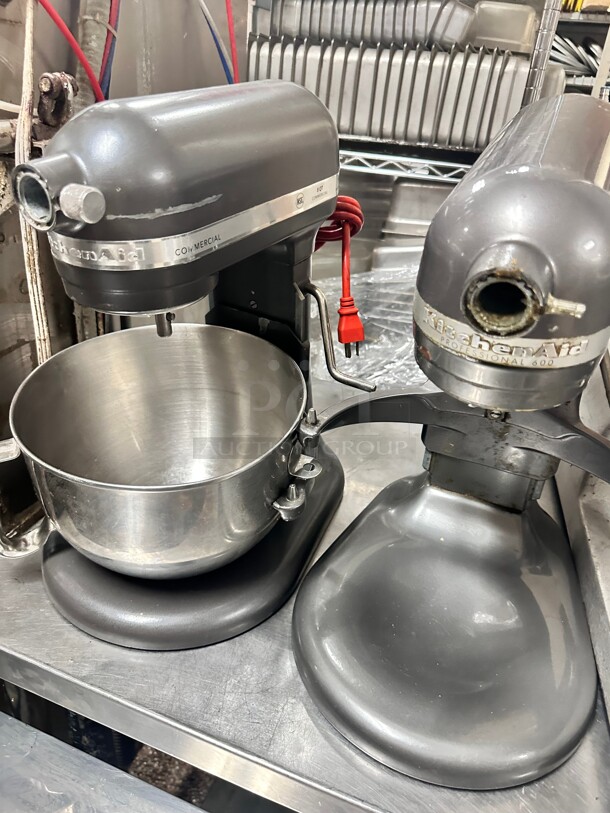 KitchenAid 8-Quart Commercial Countertop Mixer, 10-Speed, Gear-Driven 115 Volt 'Need Work' - Image 7 of 8