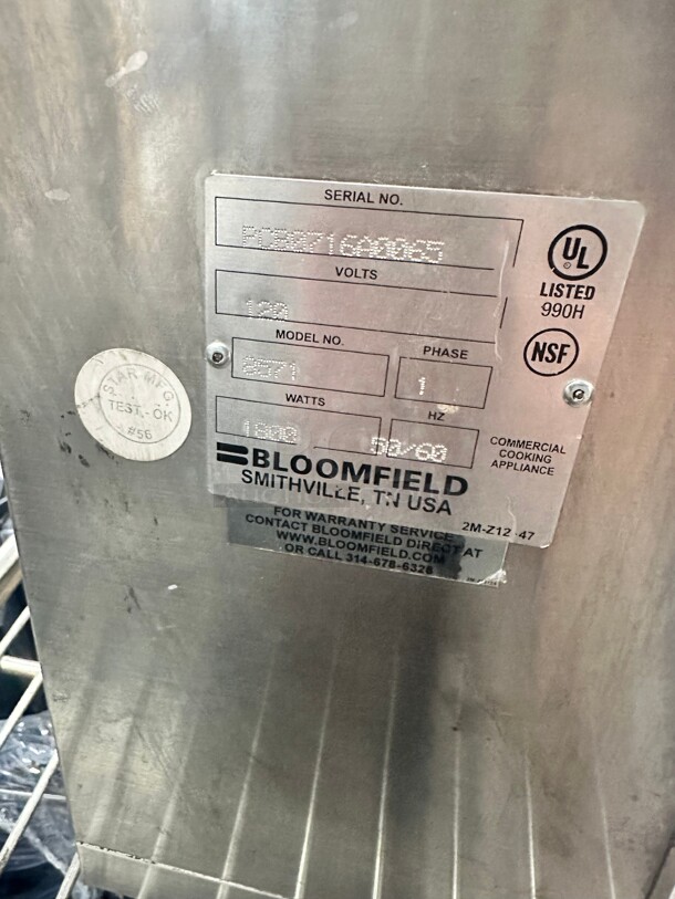 Late Model Bloomfield 8571-D3 High Volume Decanter Coffee Maker - Pourover, 1/2 gal/hr, 120v 1800 W Working - Image 7 of 8