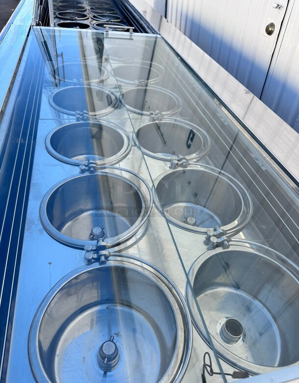 Late Model Gelo Standard 120 Inch SCACCO MATTO Ice Cream Show Case 220 Volt Working - Image 5 of 9