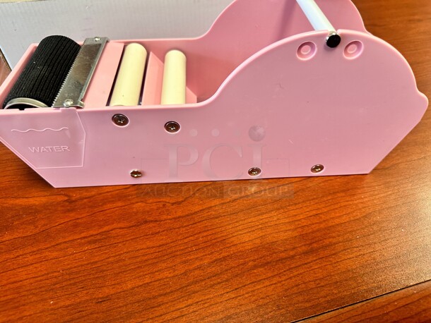 New WELSTIK Manual Gummed Tape Dispenser, for Shipping, Carton and Box Sealing Pink - Image 5 of 6