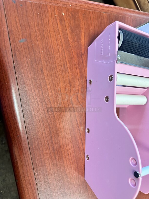 New WELSTIK Manual Gummed Tape Dispenser, for Shipping, Carton and Box Sealing Pink - Image 6 of 6