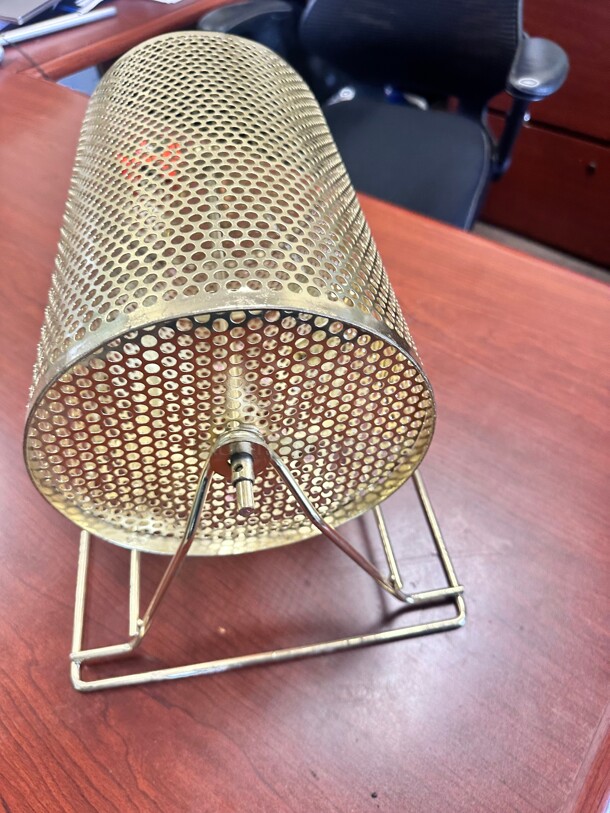Raffle Drum, Professional Brass Plated Raffle Ticket Spinning Cage with Wooden Turning Handle
15x12x12 - Image 4 of 5