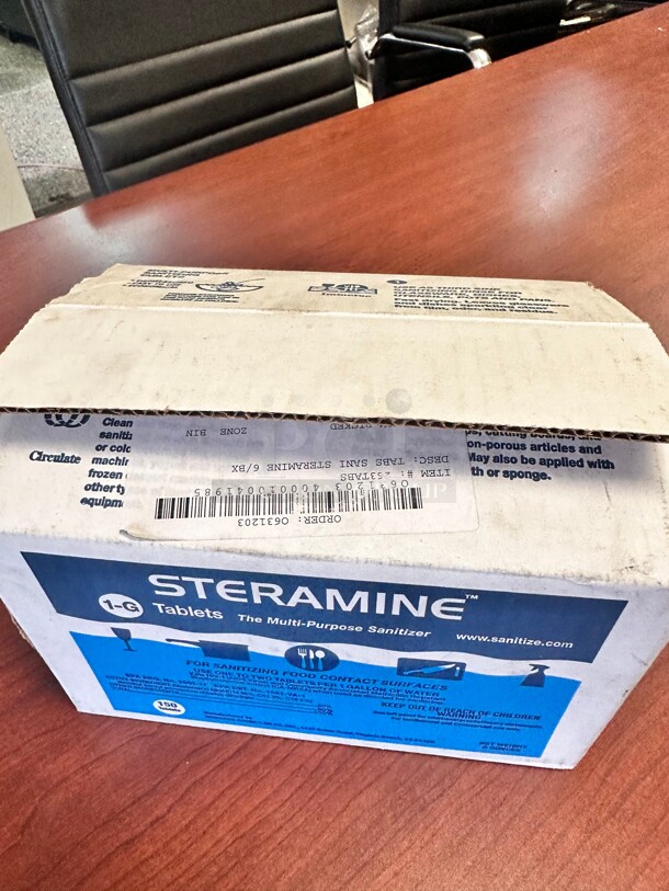 New Edwards-Councilor 1G Steramine Sanitizing Tablets, 150 Tablets per Bottle - Image 2 of 6