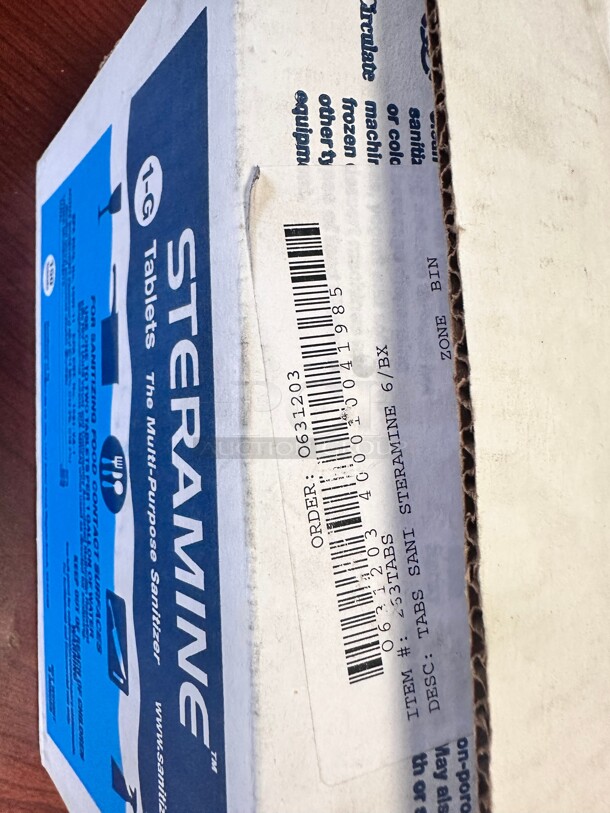New Edwards-Councilor 1G Steramine Sanitizing Tablets, 150 Tablets per Bottle - Image 6 of 6