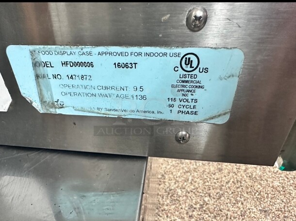 Late Model Vendo HFD000006 35 inch For Multi-Product Heated Display Merchandiser 115 Volt Working - Image 7 of 7