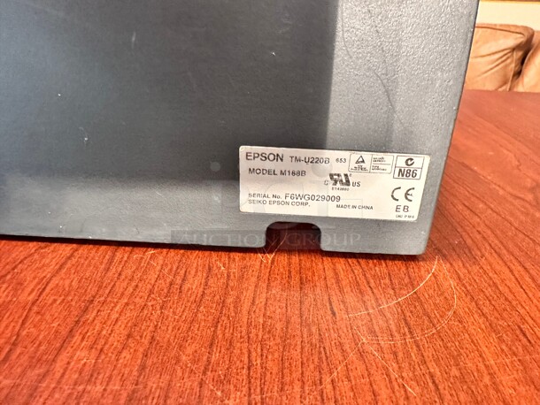 Epson TM-U220B POS Receipt Printer - Image 5 of 6