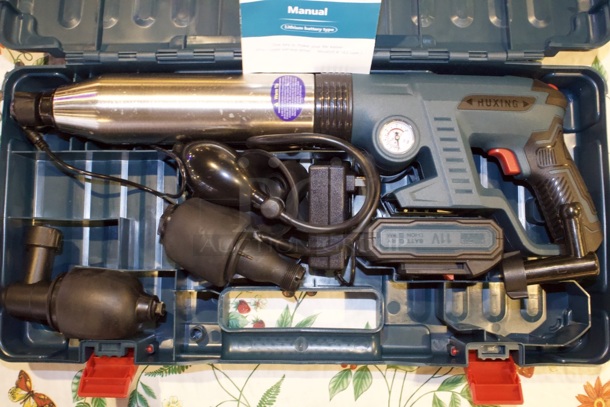Huxing Electric Drain Blower With Battery & Charger - Image 2 of 5