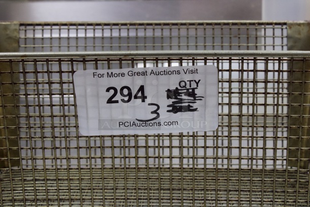 Set of (3) 13"x5" Fry Baskets, Red Handle. 3x Times Your Bid - Image 6 of 6
