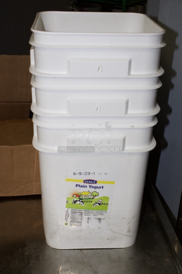 3 Empty Plain Your Yogurt. 3x Your Bid - Image 2 of 2