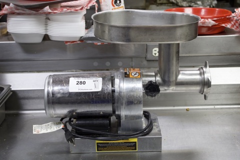 Backyard Pro BSG12 Butcher Series #12 Electric Meat Grinder - 120V Includes Storage Drawer With Multiple Stuffing Plates. 