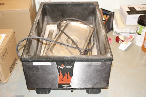 Vollrath 71001 Cayenne Full Size Countertop Warmer with Stainless Steel Exterior - 120V, 700W