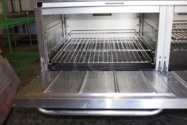 MoTak MR10-G24-C-S 60" 6 Burner Gas Range w/ Griddle & (2) Standard Ovens, Convertible, 360000BTU - Image 8 of 8
