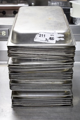 Full Size Hotel Pans. 2-1/2" Deep 34x Your Bid