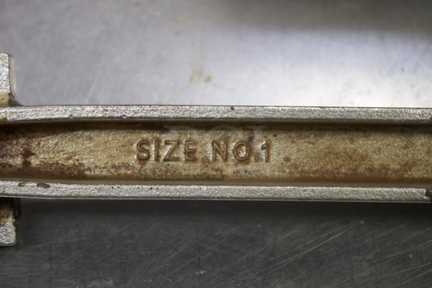 96" Stainless Steel Work Table With Under-shelf & No. 1 Can Opener.  - Image 8 of 9