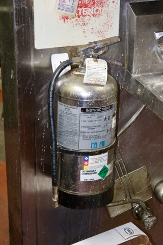 6 Liters Wet Chemical (Class K - Kitchen) Portable Fire Extinguisher.