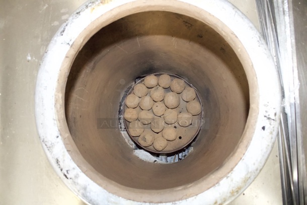 LIKE NEW! Puri Tandoori Clay Ovens PTL-101 Tandoor Oven , 51500 BTU, Double Wall Ceramic Wool Insulation, Natural Gas. Includes Skewers.   - Image 9 of 12