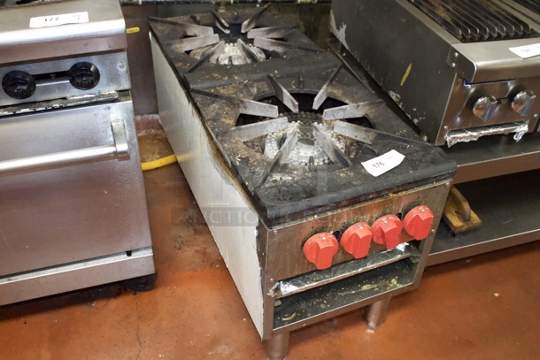 RECENTLY PURCHASED! Omcan TH-RB-2A Dual Burner Stock Pot Range 200,000 BTU – Natural Gas - Image 3 of 8