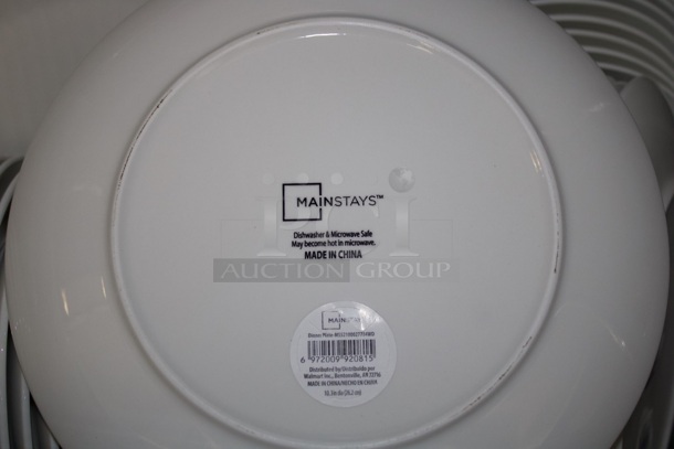 Boxes Of Mainstays Different Sized Dinner Plates.  - Image 2 of 3