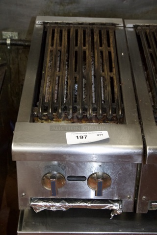 Turbo Air Radiance Series TARB-12-LP 12" Countertop Charbroiler w/ Cast Iron Burners, 15000 BTU, Natural Gas. Works Perfect. Easily converts To Liquid Propane