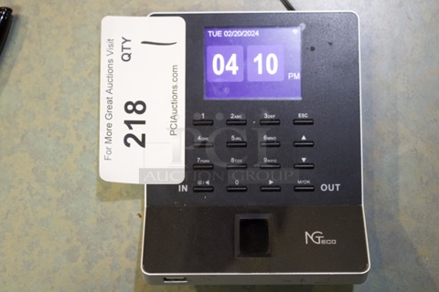 NGeco Finger Tip Scanner Time Clock