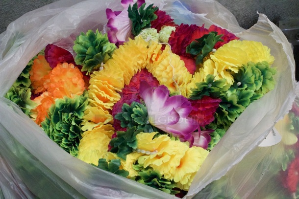 HUGE! Bag of Hangable Strings Of Flowers.  - Image 2 of 2