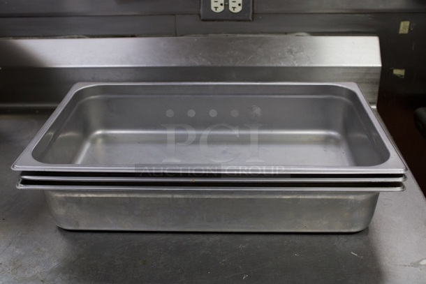 Full Size Hotel Pans x 4". 3x Your Bid - Image 3 of 5