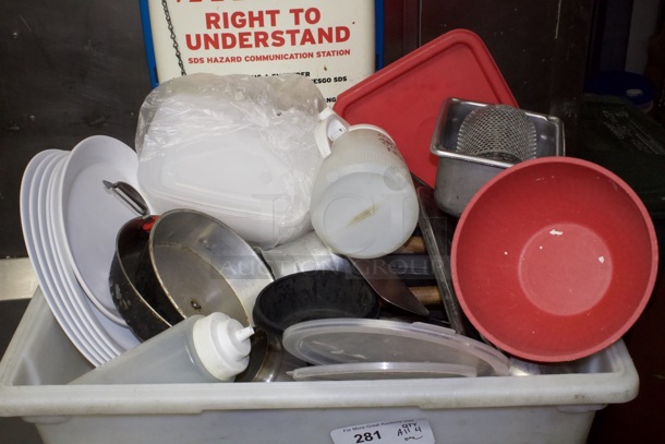 ALL-FOR-ONE Ingredient Bin Full Of Miscellaneous Small Wares.   - Image 3 of 6
