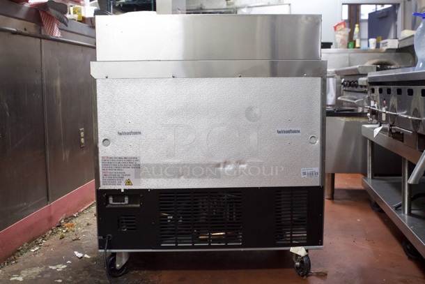 Coldline SCL2-36-E-HC 36-inch  Sandwich Prep Table, 10 Pans. 
36 ¼ x 29 1/2 x 45
HP: 1/5 AMPS: 3.24 VOLTAGE: 115/60/1 - Image 6 of 7