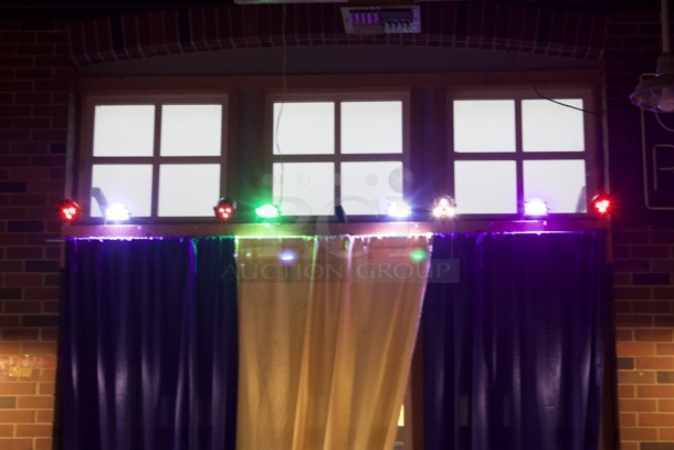 Programable LED Light System. Can Be Paired With Music. 8 Programable Lights - Image 4 of 8