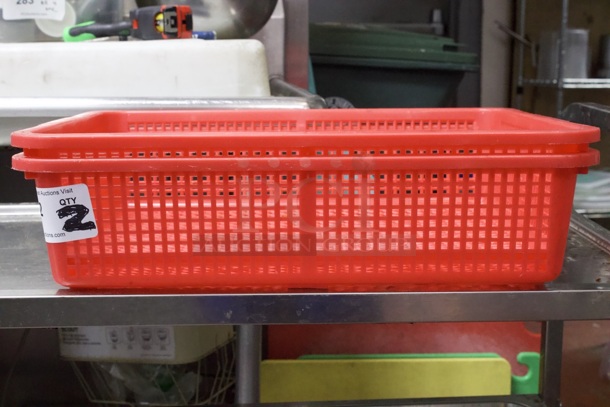 Thunder Group 21 3/4" X 17" COLANDER/Basket, PLASTIC. 2x Your Bid - Image 3 of 5