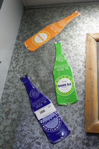 Metal Boylan Bottle Co Signs. 7x Your Bid