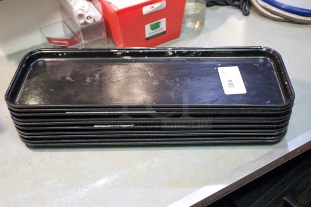 Carlisle 269FMT309 9" x 26" x 1" Black Fiberglass Market Trays. 10x Your Bid - Image 2 of 4