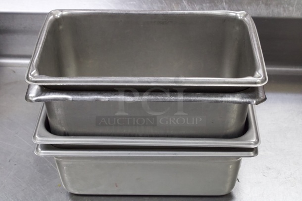NICE! Set Of (4) Stainless Steel 1/4 Pans - (2) 6" Deep, (2) 4" Deep. 4x Your Bid - Image 8 of 8
