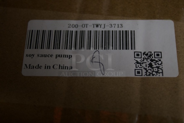 BRAND NEW Soy Sauce Pumps JZP-01. 2x Your Bid - Image 3 of 3