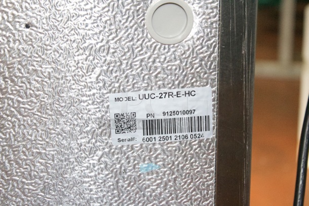 NEW! Cooler Depot UUC-27R-E-HC 27" Under Counter Refrigerator On Commercial Casters. WORKS PERFECT!! - Image 7 of 7