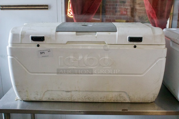 IGLOO 165 qt. Maxcold Marine Cooler. Latches Missing.  - Image 1 of 2