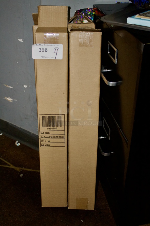 4 Boxes Of Pavement Flag Bases With Waterbags. 4x Your Bid - Image 1 of 2
