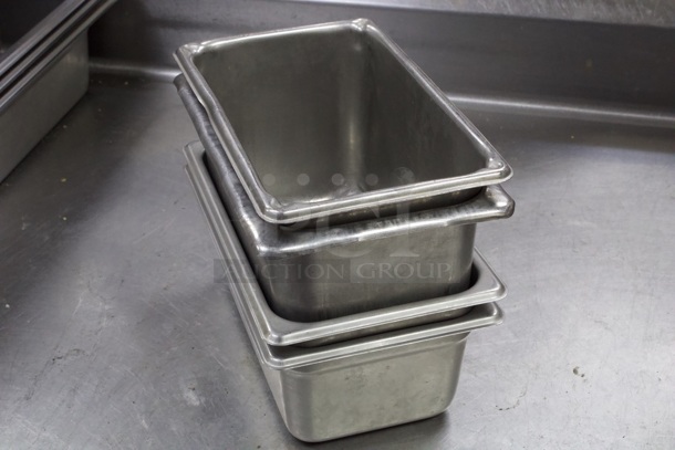 NICE! Set Of (4) Stainless Steel 1/4 Pans - (2) 6" Deep, (2) 4" Deep. 4x Your Bid - Image 5 of 8