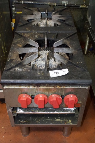 RECENTLY PURCHASED! Omcan TH-RB-2A Dual Burner Stock Pot Range 200,000 BTU – Natural Gas