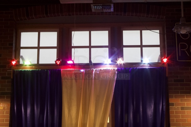 Programable LED Light System. Can Be Paired With Music. 8 Programable Lights - Image 5 of 8
