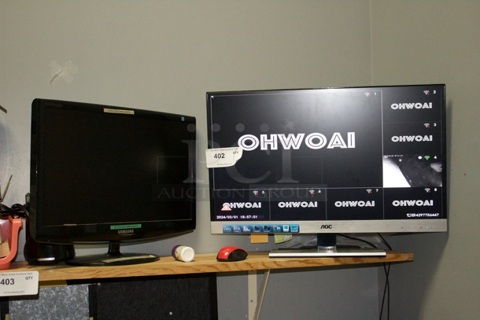 2 Monitors. 2x Your Bid