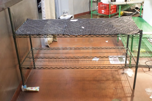2 Shelf Metro Rack With Liners. 60x24x34 - Image 2 of 4