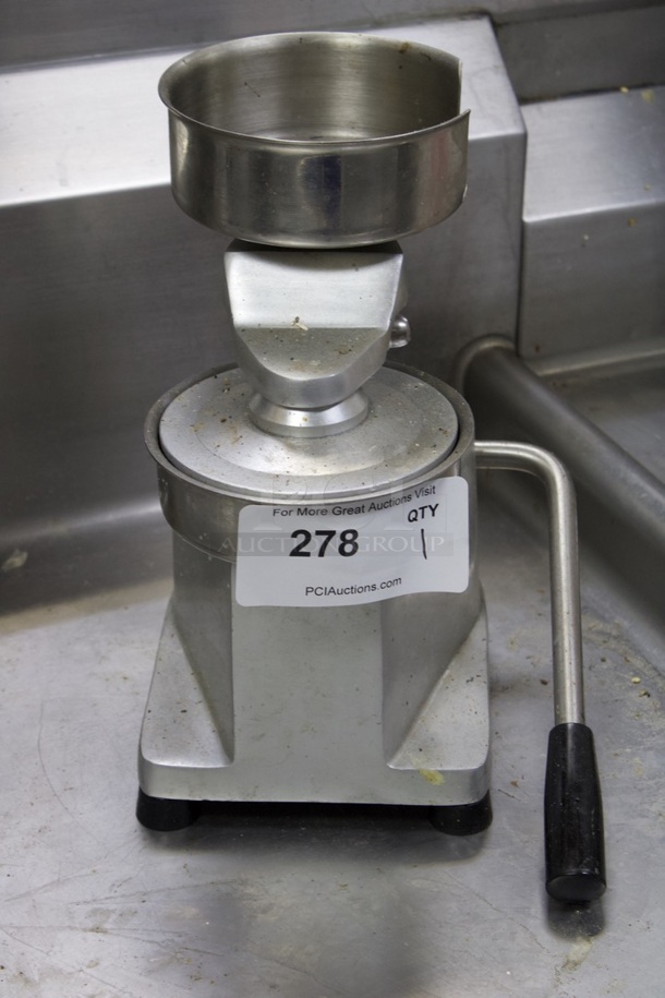 Garde HDHP12 Heavy-Duty 1/2 lb. 5" Hamburger Patty Molding Press with Handle - Image 1 of 5